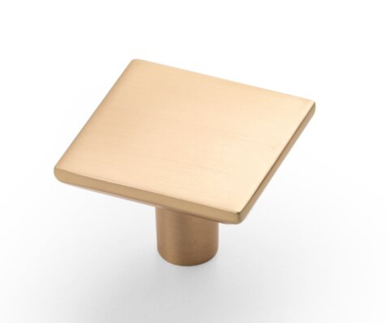 Cabinet Knob Square Solid Furniture Door Knobs Plato