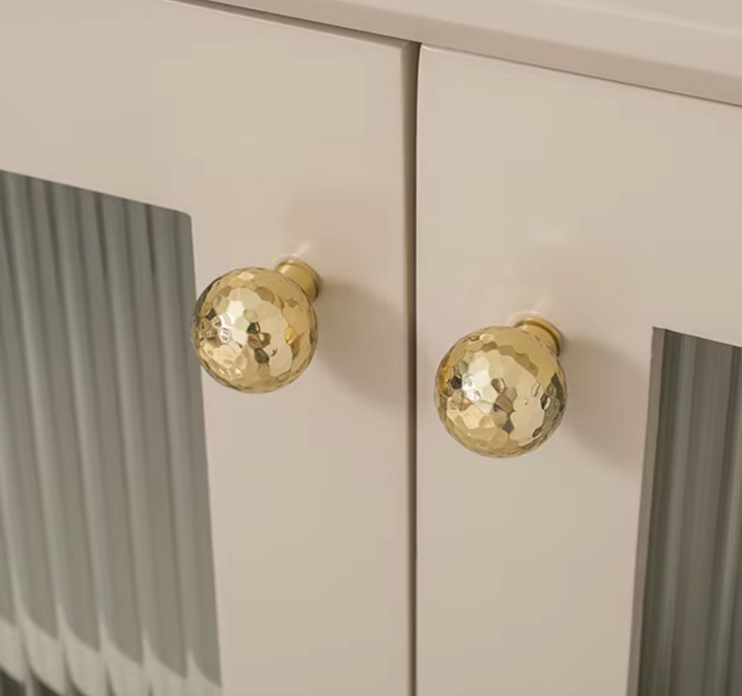 Cabinet Knobs Artisan Hand Hammered Collection Polished Brass