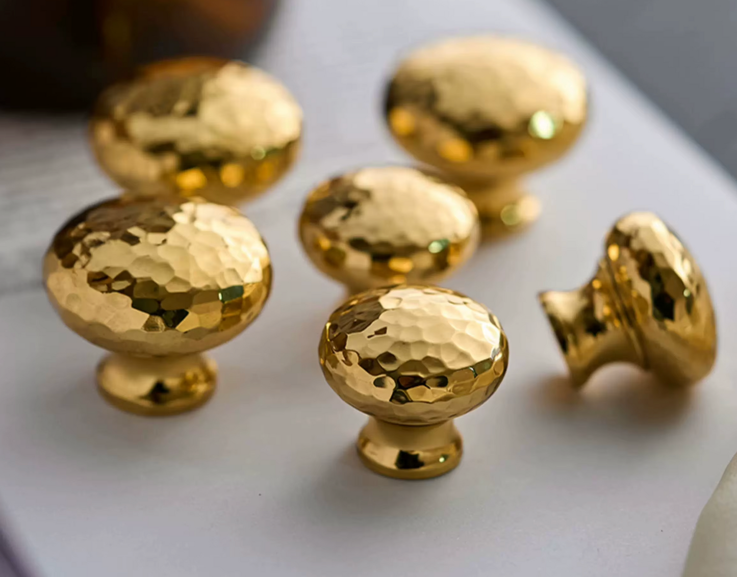 Cabinet Knobs Artisan Hand Hammered Collection