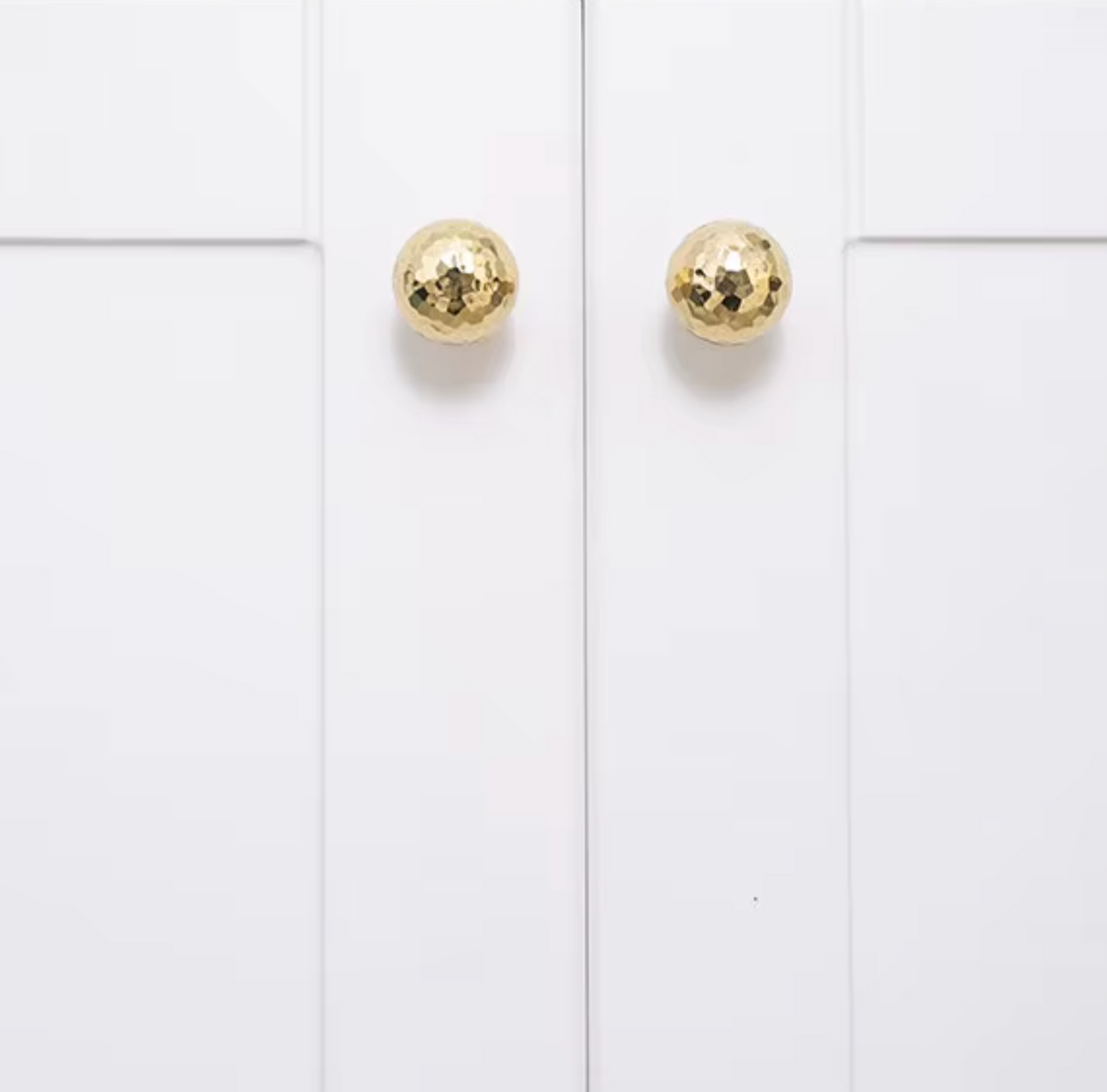 Cabinet Knobs Artisan Hand Hammered Collection Polished Brass