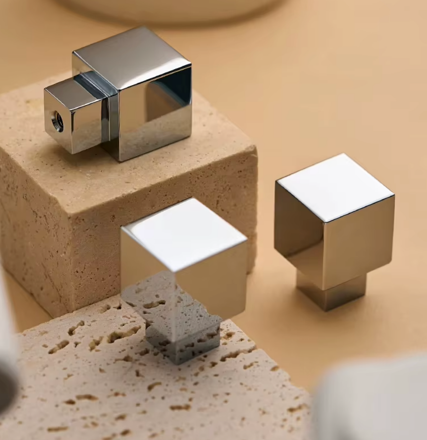 Cabinet Knob Square Cube Collection