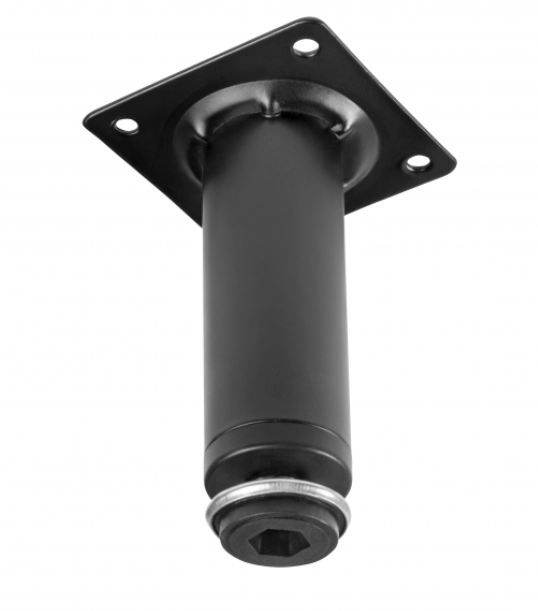 Cabinet Plinth Feet Black 100mm -150mm Furniture Leg