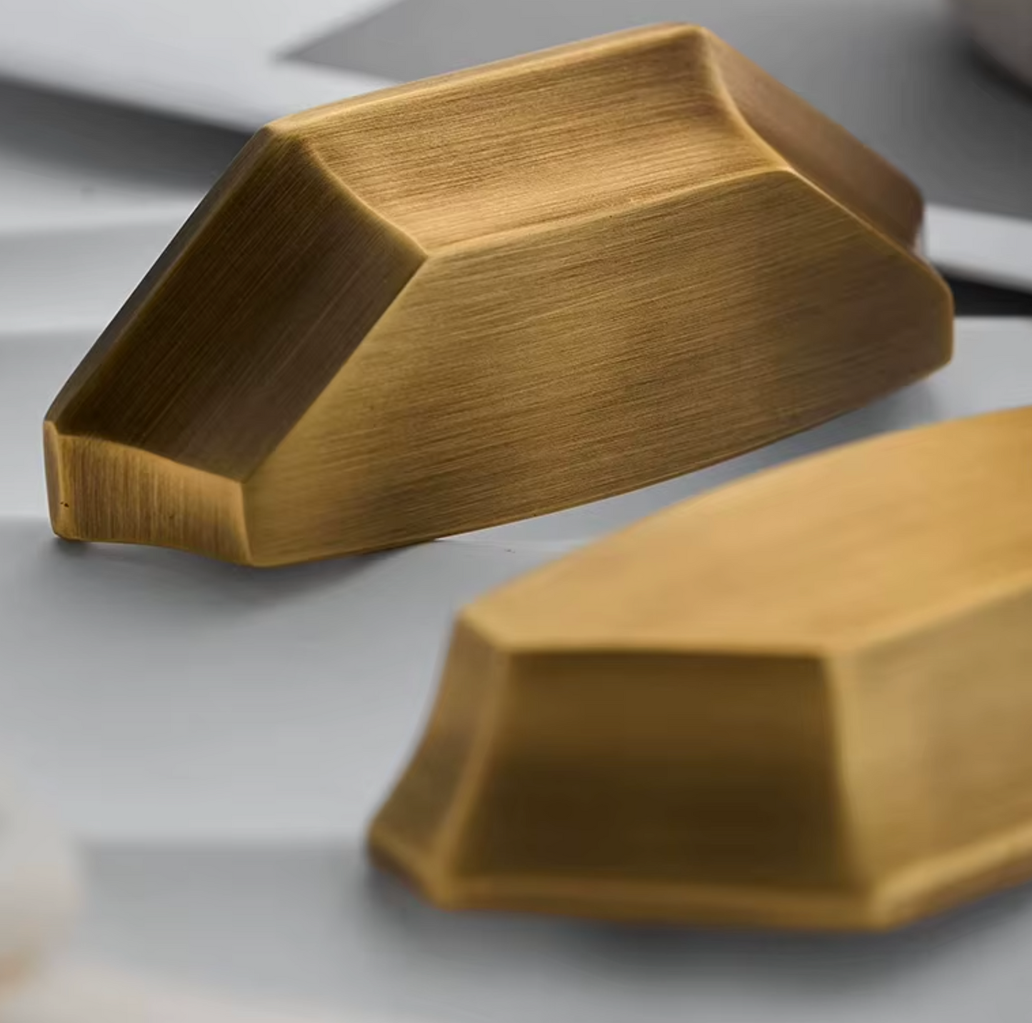 Cabinet Cup Handle Shell Collection Brushed Brass