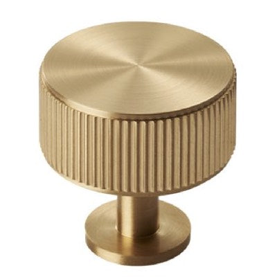 Carlisle-Brass-Fingertip-Lines-Radio-Cupboard-Knob-Satin-Brass-FTD713SB