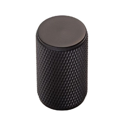 Carlisle Brass Knurled Cabinet Knob Matt Black - FTD702MB