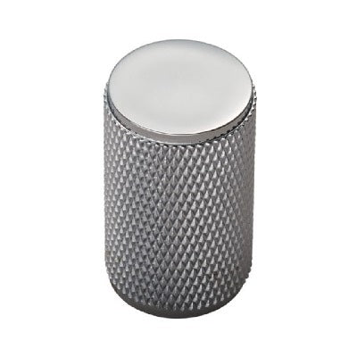 Carlisle Brass Knurled Cabinet Knob Polished Chrome - FTD702CP