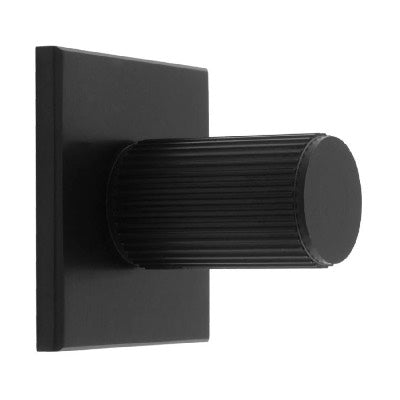 Carlisle-Brass-Lines-Cupboard-Knob-on-Backplate-Matt-Black-BP712MB40MB