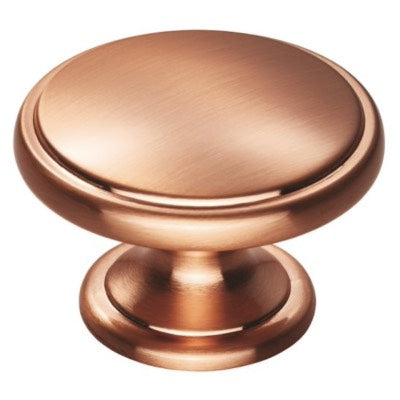 Carlisle-Brass-Oxford-Cabinet-Knob-38mm-Polished-Satin-Copper-FTD524SCO