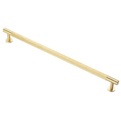 Carlisle Brass Cabinet T-Bar Fingertip Lines Handle Satin Brass FTD710