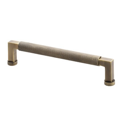 Carlisle Brass Camille Knurled Cabinet Handle Antique Brass