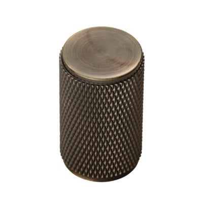 Carlisle Brass Knurled Cabinet Knob Antique Brass - FTD702AB