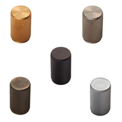 Carlisle Brass Knurled Cabinet Knob Anthracite - FTD702ANT