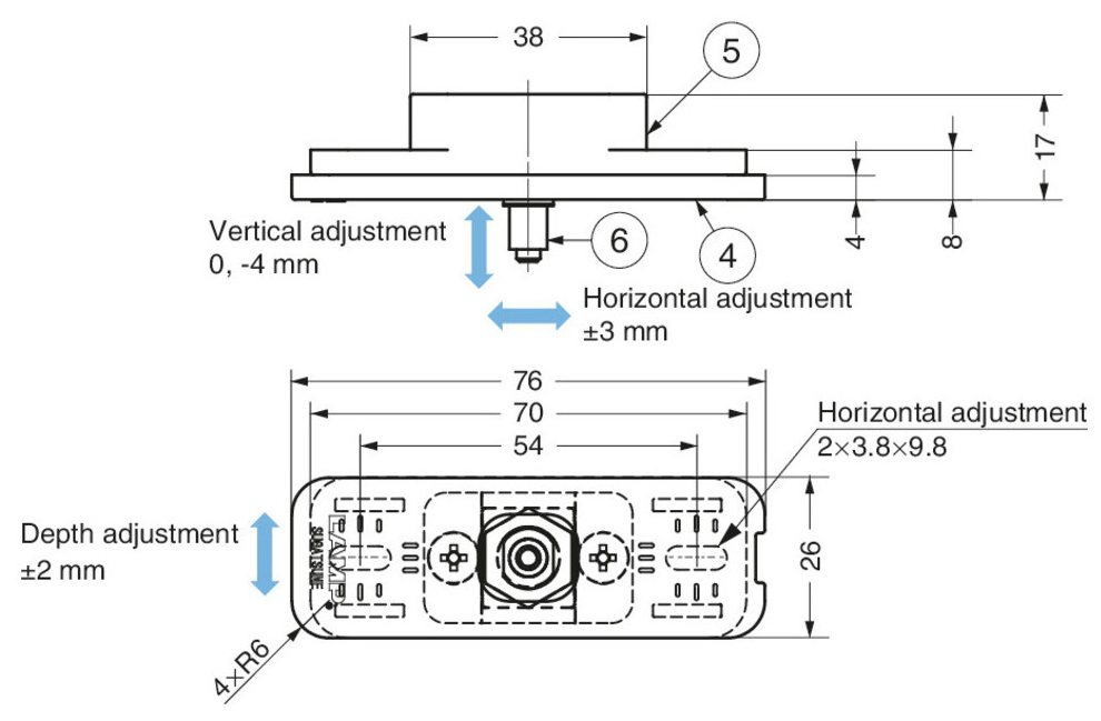 Concealed Door Damper Soft-Closing LDD-V Sugatsune