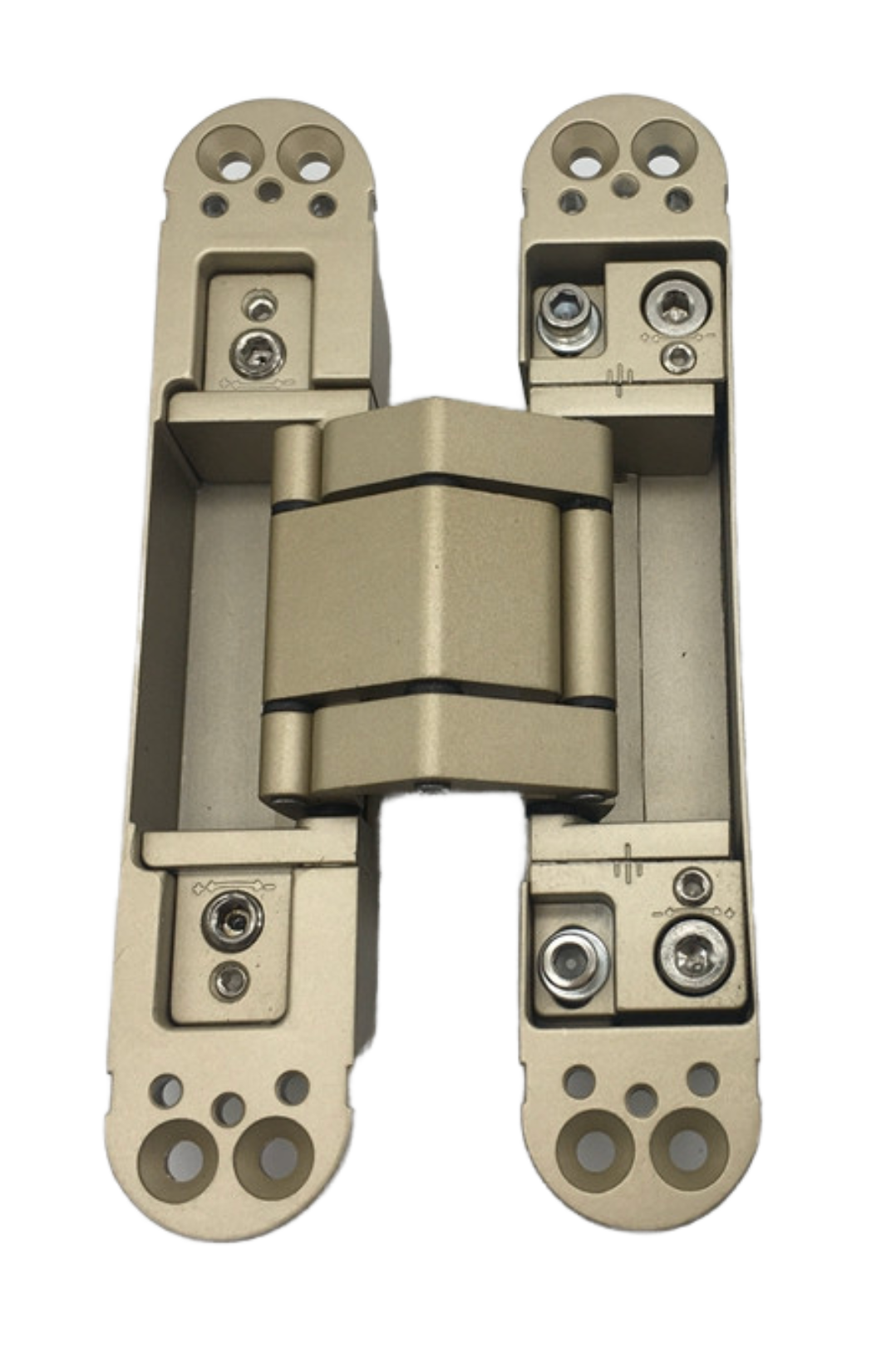 Concealed Adjustable Invisible Door Hinge Antique Brass
