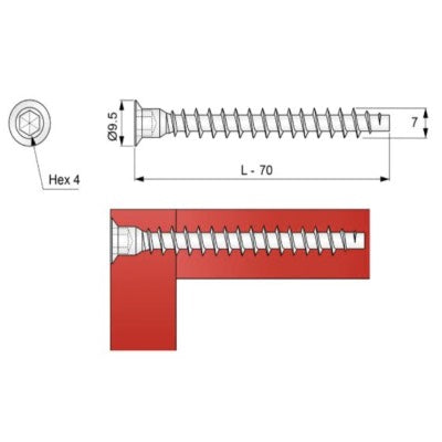 Confirmat-Connector-One-Piece-Furniture-for-O5.4-mm-Drill-Hole-70mm-Hex