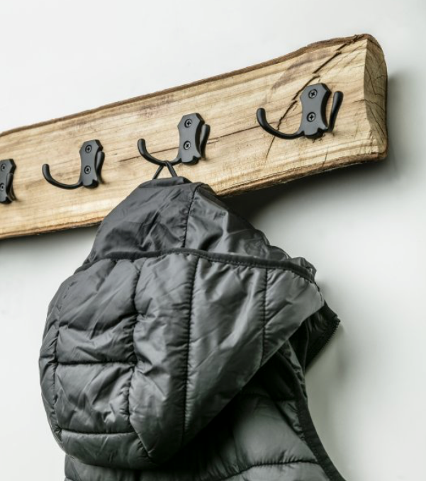 Double Coat Hook Wall Door Mounted Clothes Hangers