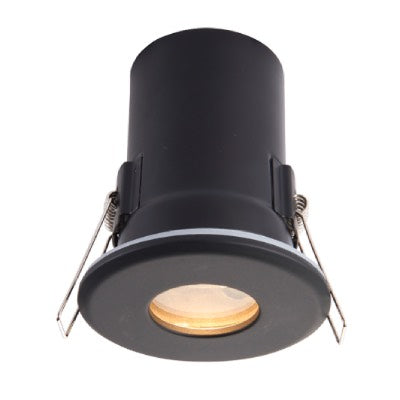 Downlight Saxby ShieldPLUS Black IP65 50W LED Spotlight