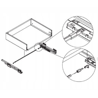 Synchronized Channel Drawer Drawer Push to Open AxisPro Synchronisation Linkage – FixFit