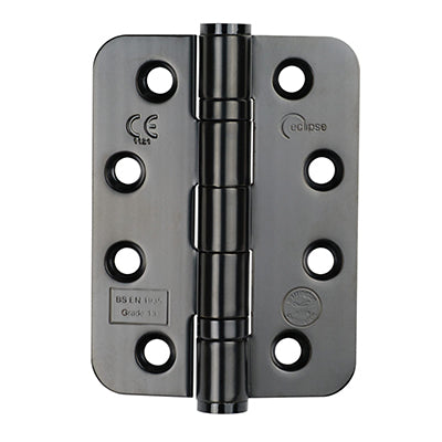 Eclipse-4-Inch-black-Radius-Ball-Bearing-Fire-Rated-Grade-13-Hinge