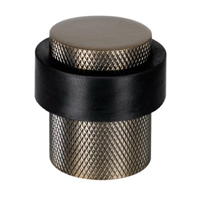 Eclipse Knurled Solid Stainless Rubber Buffer Floor Door Stops