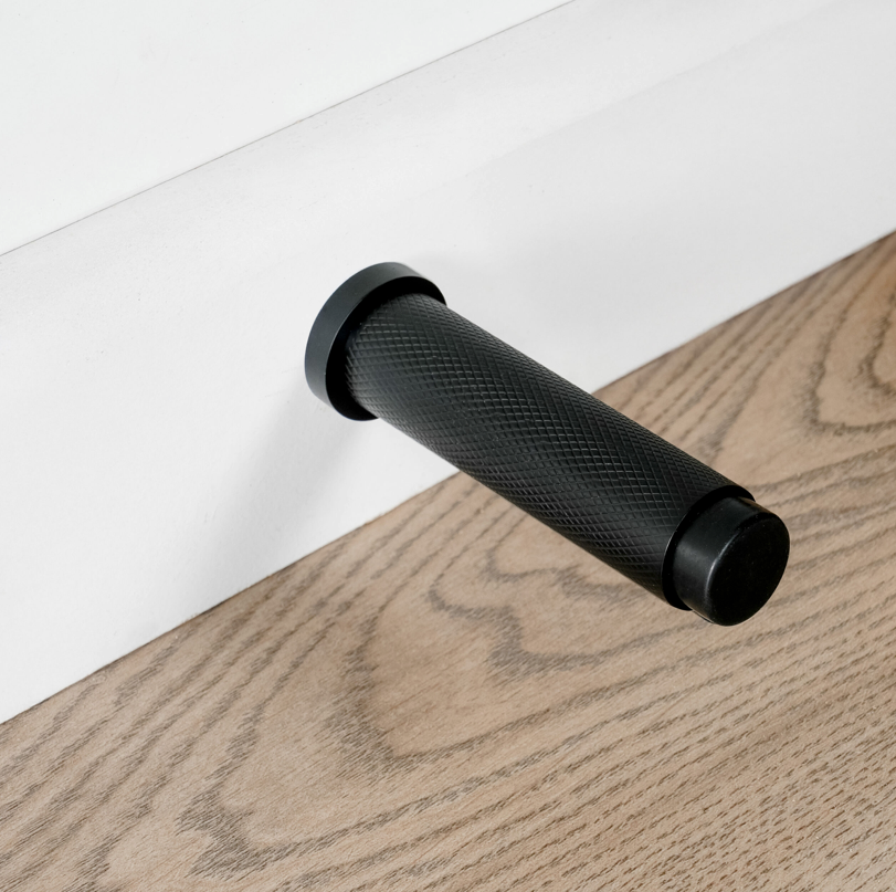 Eclipse Knurled Solid Stainless Projection Door Stops