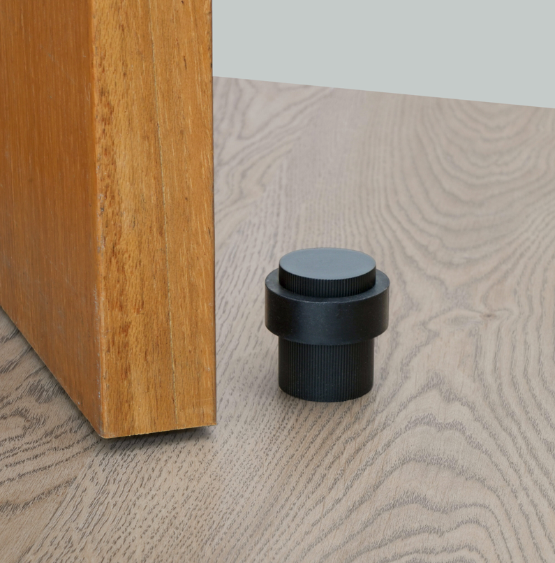 Eclipse Linear Solid Stainless Rubber Buffer Floor Door Stops
