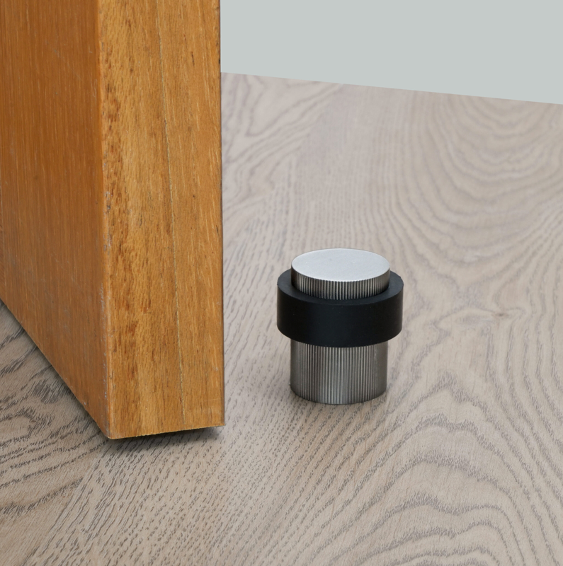 Eclipse Linear Solid Stainless Rubber Buffer Floor Door Stops
