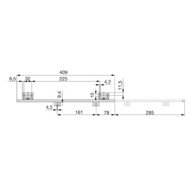 Emuca-Adjustable-Ball-Bearing-Keyboard-Shelf-Runner