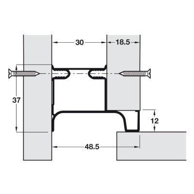 GOLA-System-D-End-Profile-Handle-for-Vertical-Fixing-Between-Cabinet-and-Door