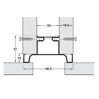 GOLA-System-D-Profile-Handle-for-Vertical-Fixing-between-Doors