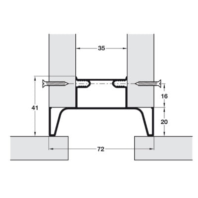 GOLA-System-E-Profile-Handle-for-Vertical-Fixing-between-Doors-