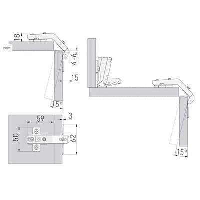 GTV-135-Degree-Kitchen-Cabinet-Cupboard-Concealed-Angular-Corner-Door-Hinge