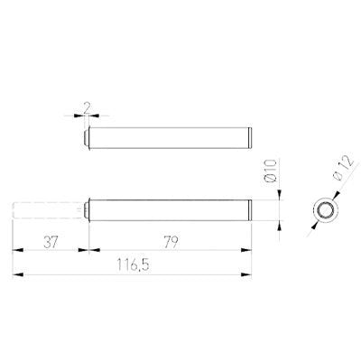 GTV-magnetic-tip-on-bumper-buffer-long-white-am-owm-dl-mg-10