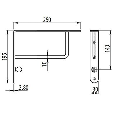 GTV-shelf-support-chrome