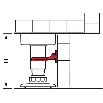 Hafele-AXILO78-Plinth-Clip-and-Bracket-fixing-bracket