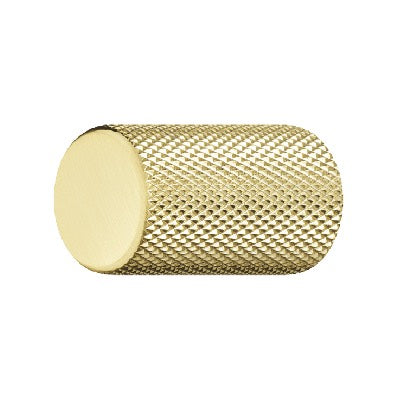 Hafele-Graf-Knurled-Round-Cylinder-Knob-Brushed-Gold-132.19.210