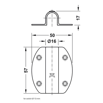 Hafele-Loox-LED-D13mm-Black-Switch-Housing