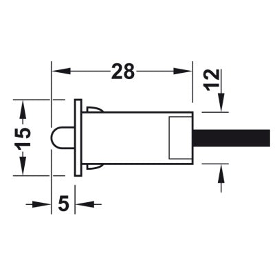 Hafele-Loox-LED-Lights-Door-Contact-Switch