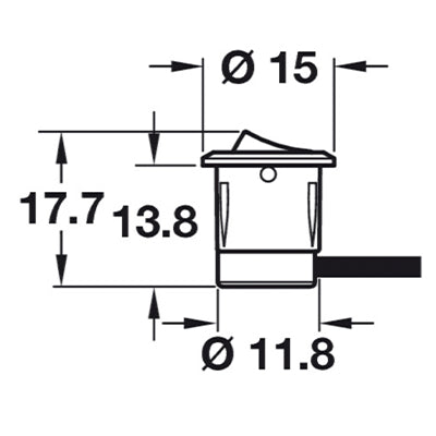 Hafele-Loox-LED-Rocker-Light-Push-Switch