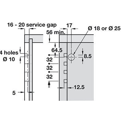 Hafele-Spider-unhanded-kitchen-hanger-290.36.910