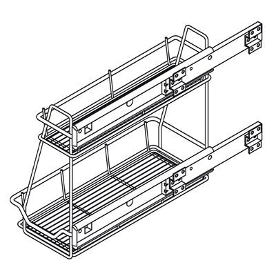 Hafele-Undersink-Pull-Out-Two-Tier-Storage-Unit