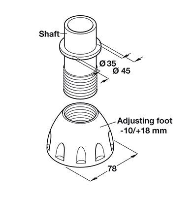 Hafele-plinth-shaft-