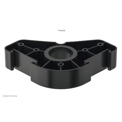 Hafele Axilo 78 Plinth Triangular Foot Top Section Screw Fixing