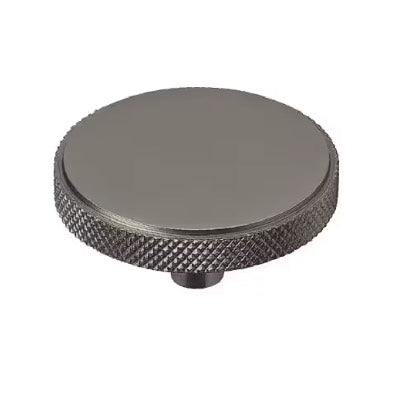 Hafele Barchester Knurled Cupboard Knob Satin Nickel