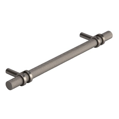 Hafele Barchester Knurled Pull Cupboard Handle Satin Nickel