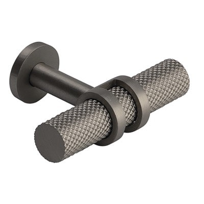 Hafele Barchester Knurled T-Bar Handle Satin Nickel