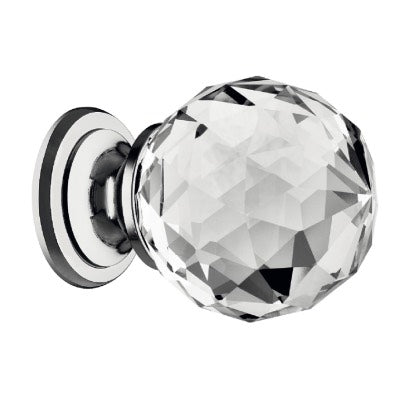 Hafele Harley Cupboard Glass Knob Chrome Base