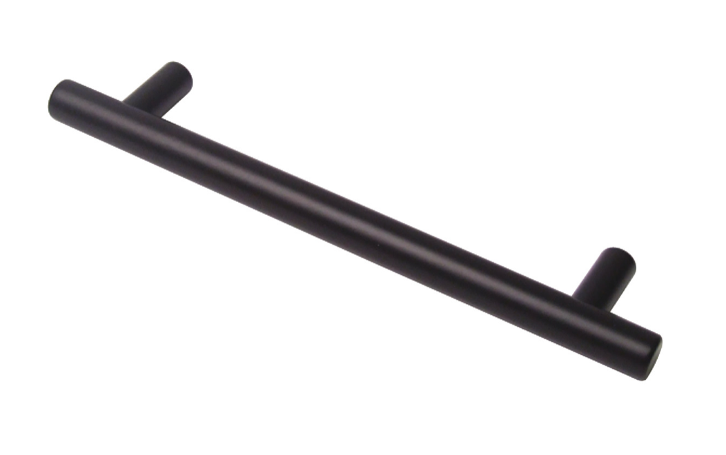 Hafele Cabinet Pull Handle Solid Steel Matt Black Puma