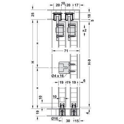 Hawa-Clipo-36-H-IS-Sliding-Door-System-for-2-Doors