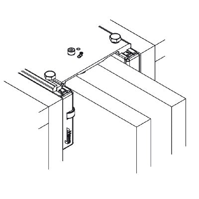 Hawa-Concepta-Connector-110-mm-for-two-PivotSlide-in-Cabinet-Door-23224